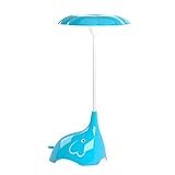HOREVO Book Light for Reading, Table Desk Lamp,Fully Flexible Gooseneck,3-Level Dimmer,Touch-Sensiti