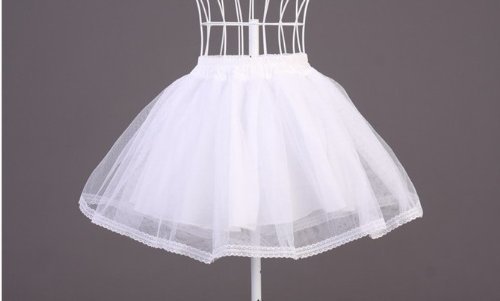 パニエ ホワイト コスチューム用小物 着丈約35cm