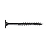 シンプソンStrong Tieアウトドアアクセントsdws22312dbbrc12 3 – 1 / 2 – ロブ座金ヘッドブラックpowder-coat構造木ネジ( 12パック)、3 – 1 / 2