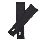 [ザノースフェイス] アームカバー メンズ レディース TNF WRISTLET FOR UNISEX (L, ブラック(BLK)) [並行輸入品]