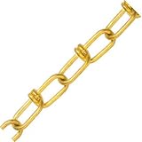 水本機械 黄銅ビクターチェーン(真鍮)線径2.6×内長38.0×内巾7.2mm 1巻30m価格 2.6-VBR