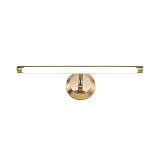 LEDミラーライト、洗面器トイレ、調整可能なベース、防水、防錆、ブロンズ11W54cm（21.3 "）