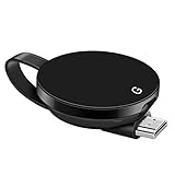 ANSGO ドングルレシーバー 5GHz + 2.4GHz Wifi HDMI ディスプレイドングル Miracast DLNA Airplayレシーバ ストリーミングデバイス ワイヤレスドングル iOS Android Windows MAC OSシステムに対応 日本語説明書付き