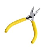 Biuuu DIYミニロングノーズジュエリープライヤー実用的な宝石手作りの炭素鋼のツール