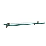 Allied Brass NS-1/16-PEW 16-Inch by 5-Inch Glass Shelf by Allied Brass