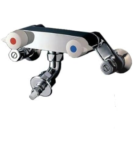 Amazon | LIXIL 緊急止水弁付2ハンドル混合水栓 SF-WL63KQA