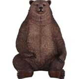FRP　巨大グリズリー / Sitting Grizzly-JumBo　【動物園オブジェ　アニマルオ