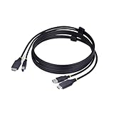 StarTech.com KVMケーブル／1.8m／HDMI & USB 3.0 Type-A - Type-B 5Gbps／4K60Hz／PC パソコン自動切替器用ケーブル HU1226-KVM-CABLE