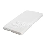 Ikea Len Fitted Baby Crib Sheet, 28 x 63, White by IKEA