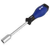 uxcell ナットドライバー BOOHER 13mm x 125mm 六角ナットソケット 滑り止め ハンドル