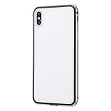 レイ・アウト iPhone XS Max アルミバンパー+背面パネル クリア ブラック