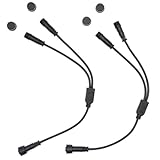 [SMY Lighting] ガーデンライト 分岐コード 2本セット 防水キャップ付き 地中埋込み 屋外照明 家庭用 IP67 防水 2ピン PVC DC12V SMY-FO01_02