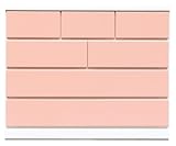 アルファタカバベビータンスシリーズパッソ100cm幅4段ピンク