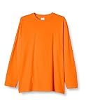 [Printstar(プリントスター)]長袖 5.6オンス CVL ヘビーウェイト 長袖 Tシャツ オレンジ 日本 M (日本サイズM相当)