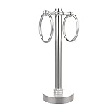 Allied真鍮953d-sch 2-ringゲストタオルホルダー、サテンクローム