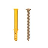 工業グレードのネジ&ウォールプラグセット レンガコンクリートセルフタッピングネジ&ウォールプラグ用ウォールプラグ&ネジ