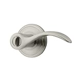 Kwikset Pembroke Bed/Bath Lever in Satin Nickel by Kwikset