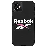 【Reebok】 3ｍ落下耐衝撃 ハイブリッドケース iPhone 11 / iPhone XR 用 耐衝撃落下試験3.0mクリア リーボック ロゴ Vector 2020 Matte Black CM041566