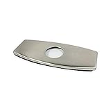 votamuta 6 "バスルーム洗面化粧台シンク蛇口4 "穴カバーデッキプレートEscutcheonつや消しニッケル