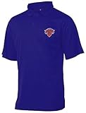 新しいYork Knicks Moist管理Birdseyeメンズポロシャツブルービッグ＆トールサイズ