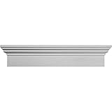 Ekena Millwork CRH06X46 46-Inch Bottom Width x 49 1/2-Inch Top Width x 6-Inch x 1-Inch Traditional C