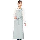 [ARASAWA] linento(リネント) エプロン 高級 リネン 日本製 レディース メンズ おしゃれ 可愛い カフェエプロン 国内縫製 シンプル 女性 (ミント)