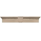 Buildersエッジ060020633023 33 5 / 8 " x 6 "クラシックDentilウィンドウヘッダー023、ウィッカー
