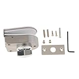 F Fityle ガラス　ドアロックラッチ　ロータリーノブ　開閉　安全性　耐久性　全2種選べる - シングルサイドラッチ