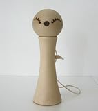 けん玉　気分屋けん太くんミニ　ミズキの木目