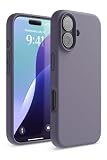 【elago】 iPhone 16 対応 ケース シリコン 耐衝撃 スマホケース 指紋 防止 サラサラ シリコンケース [ iPhone16 アイフォン 16 対応 携帯ケース ] iPhone 16 Case SILICONE CASE ディープラベンダー