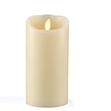Flameless Real Wax Moving Wick LED Candle for Home, Party, Halloween, Wedding Decor with Timer Contr