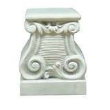 ファイバー製軽量植木鉢 バッセル プラッカーノ ホワイト ／植木鉢用花台 生活用品 インテリア 雑貨 花 ガーデニング プランター [並行輸入品]