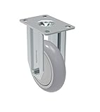 Schioppa FLA 512 SPE L12 Series 5 x 1-1/4 Diameter Rigid Caster Non-Marking Extra Soft Thermoplastic