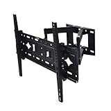 壁掛けテレビ金具 32～70インチ対応 フルモーション式 耐荷重50kg tv壁掛け金具 テレビアーム ウォールマウント かべかけ金具 前後＆左右&上下多角度調節VESA600x400mm [wooztoo]