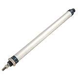 SODIAL(R) MALシリーズ16mmボア200mmストローク　シングルロッド　空気圧シリンダ