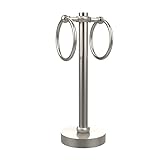 Allied真鍮953t-sn 2-ringゲストタオルホルダー、サテンニッケル