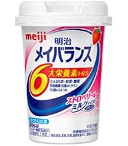 Amazon.co.jp: 明治 メイバランス ぎゅっと Mini ストロベリー味
