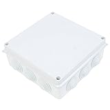 XDiscount ホワイト ABS IP65 12 ホール　防塵 　電気 　スイッチ　プロテクター　ジャンクションボックス 200x200x80mm