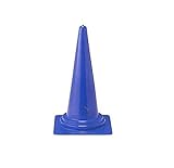 シバタ カラーコーン70cm 10本 工事保安用品 青