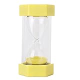 安全なタイプ　砂時計　時計　カラー豊富　インテリア　飾り物　プレゼント　贈り物　 (3分計, イエロー)