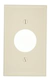 Leviton 1-gang Single 1.406-inch穴デバイスコンセントウォールプレート 80704-T 1