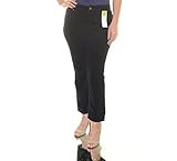 Charter Club Petite 5-Pocket Corduroy Pants (16 Petite Short Deep Black) [並行輸入品]