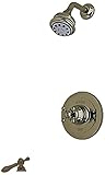 Rohl ACKIT20LM-TCB Cisal Shower Kit in Tuscan Brass with Classic Metal by Rohl