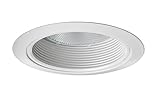 Juno Lighting 275W-WH 5-Inch Downlight Shallow Baffle White with White Trim [並行輸入品]