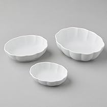 Amazon.co.jp: ゆとりの空間 栗原はるみ 輪花オーバルボウル