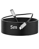 TOMSING usb c 延長ケーブル 5m【PD240W/5A急速充電・20Gbps高速転送・4K@60Hz映像出力】タイプc 延長コード オスからメス変換 Type C スマートフォン/タブレット/ゲーム機/ノートパソコンのタイプｃ機種に対応 （グレー（A），5m（20Gbps+240W））