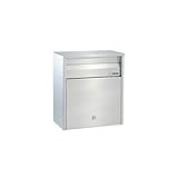 ハッピー金属 ステンレスポスト　ファミール680　（壁面埋込＆ポール取付タイプ）　『郵便ポスト』 ステンレスヘアーライン