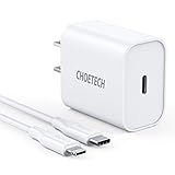 iphone 急速充電器 20W PD 充電器 USB-C CHOETECH 【PD対応MFi認証済の Lightning付き ・PSE認証