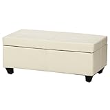 不二貿易 収納 ストレージ オットマン PU アイボリー 72844