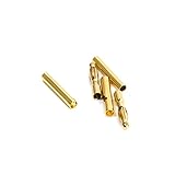 Fityle 金メッキ　バナナプラグ　低抵抗　制御　接続　オスとメス　20ペア　2mm　